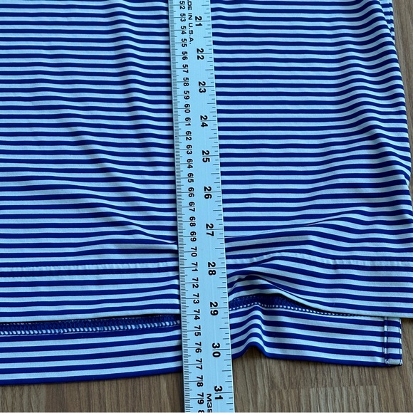Footjoy Golf Polo Men’s Medium Striped Unknown Logo - Picture 5 of 8